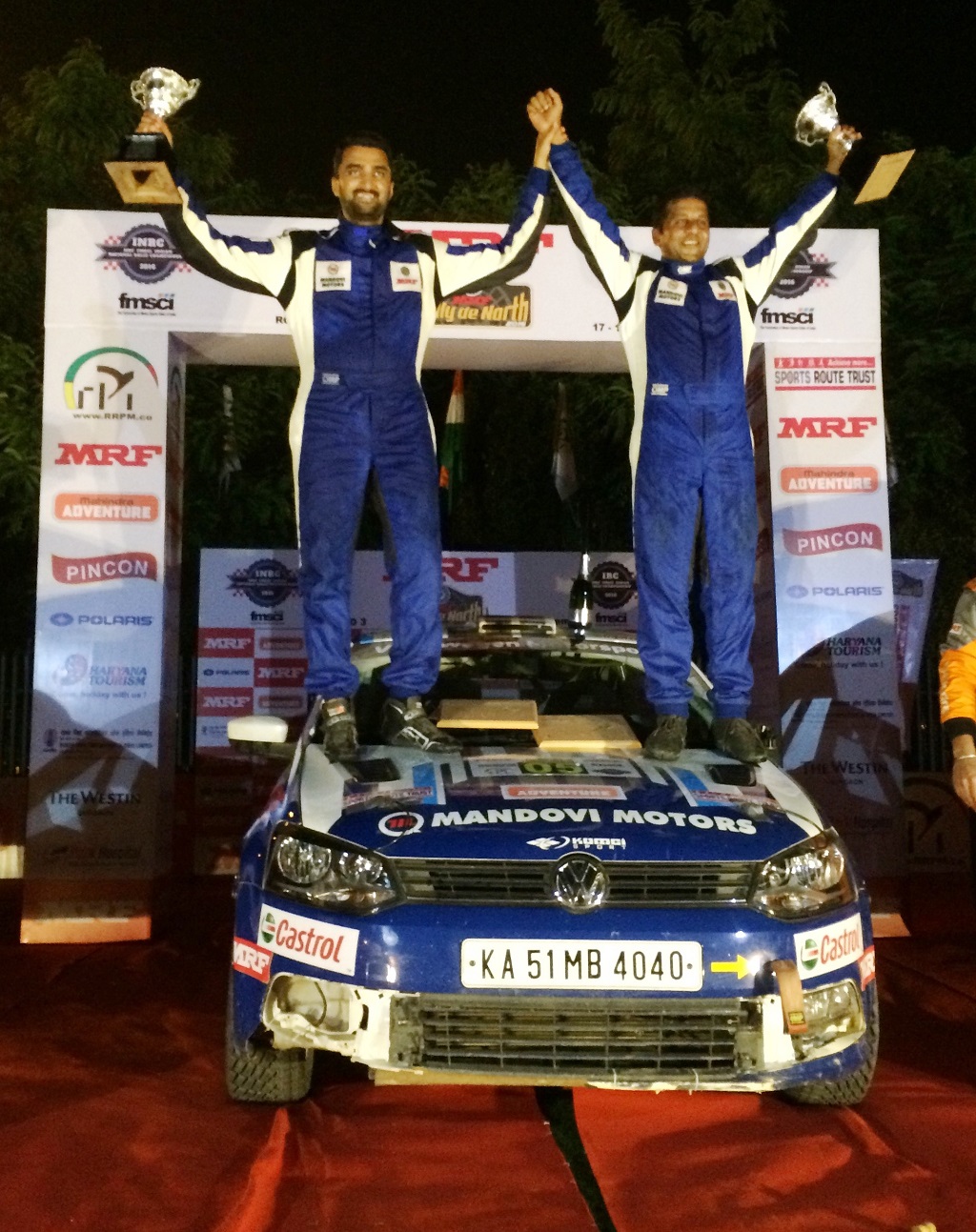 Arjun Rao wins the MRF Rally de North. Amittrajit leads championship ...