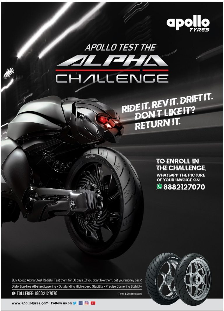 Apollo Tyres launches ‘test the Alpha challenge’ initiative Auto News